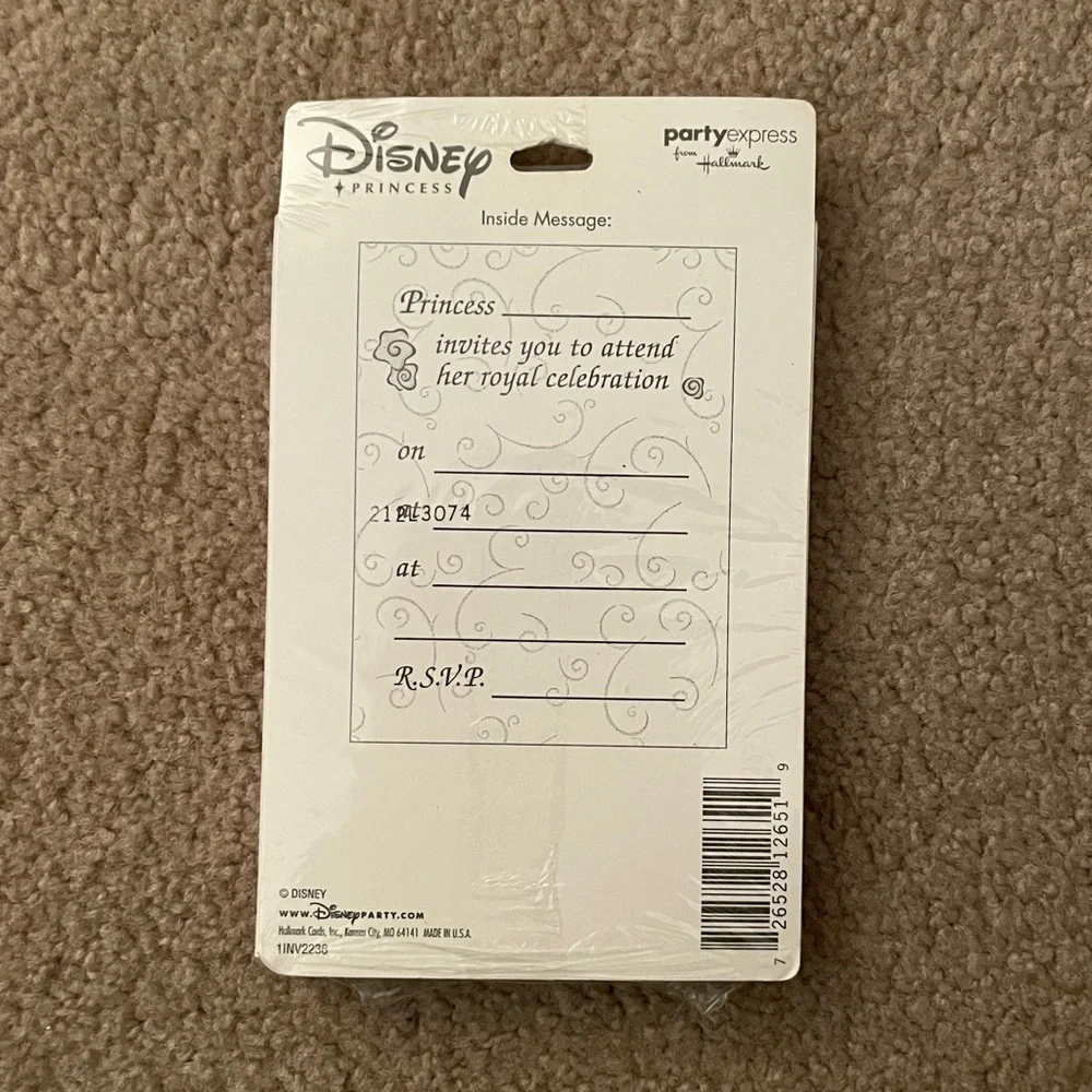 Early 2000s Hallmark Disney Princess Party Supplies